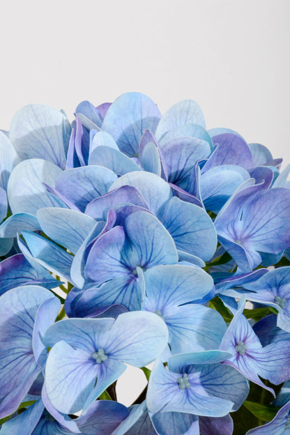 18"  Real Touch Hydrangea Blue