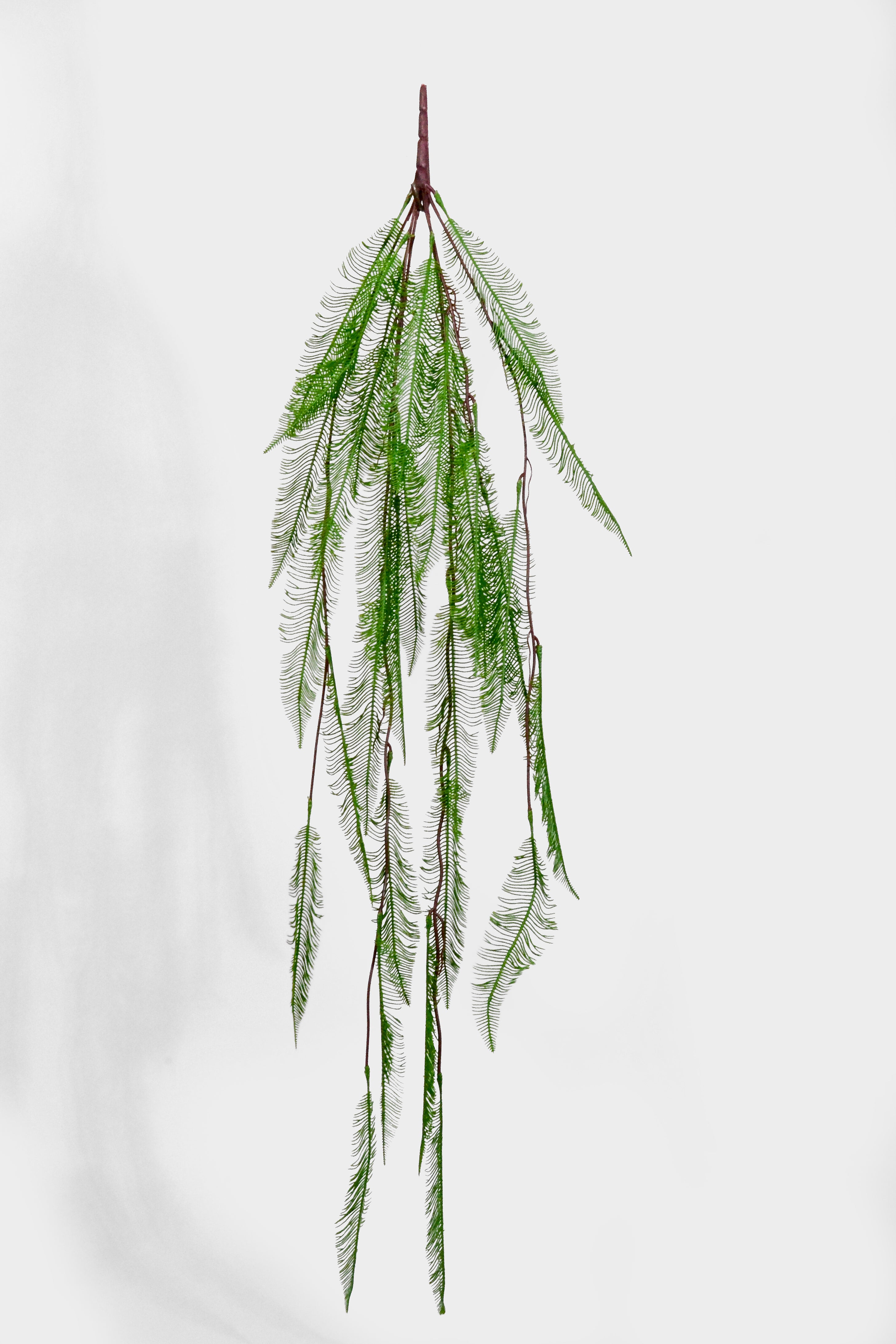43" Artificial Fern Hanging Branch Green