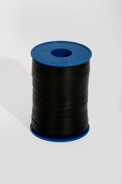3/16" X 500Y Crimped Curling Ribbon Black