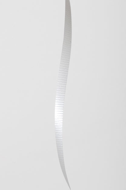 3/16" X 500Y Crimped Curling Ribbon White