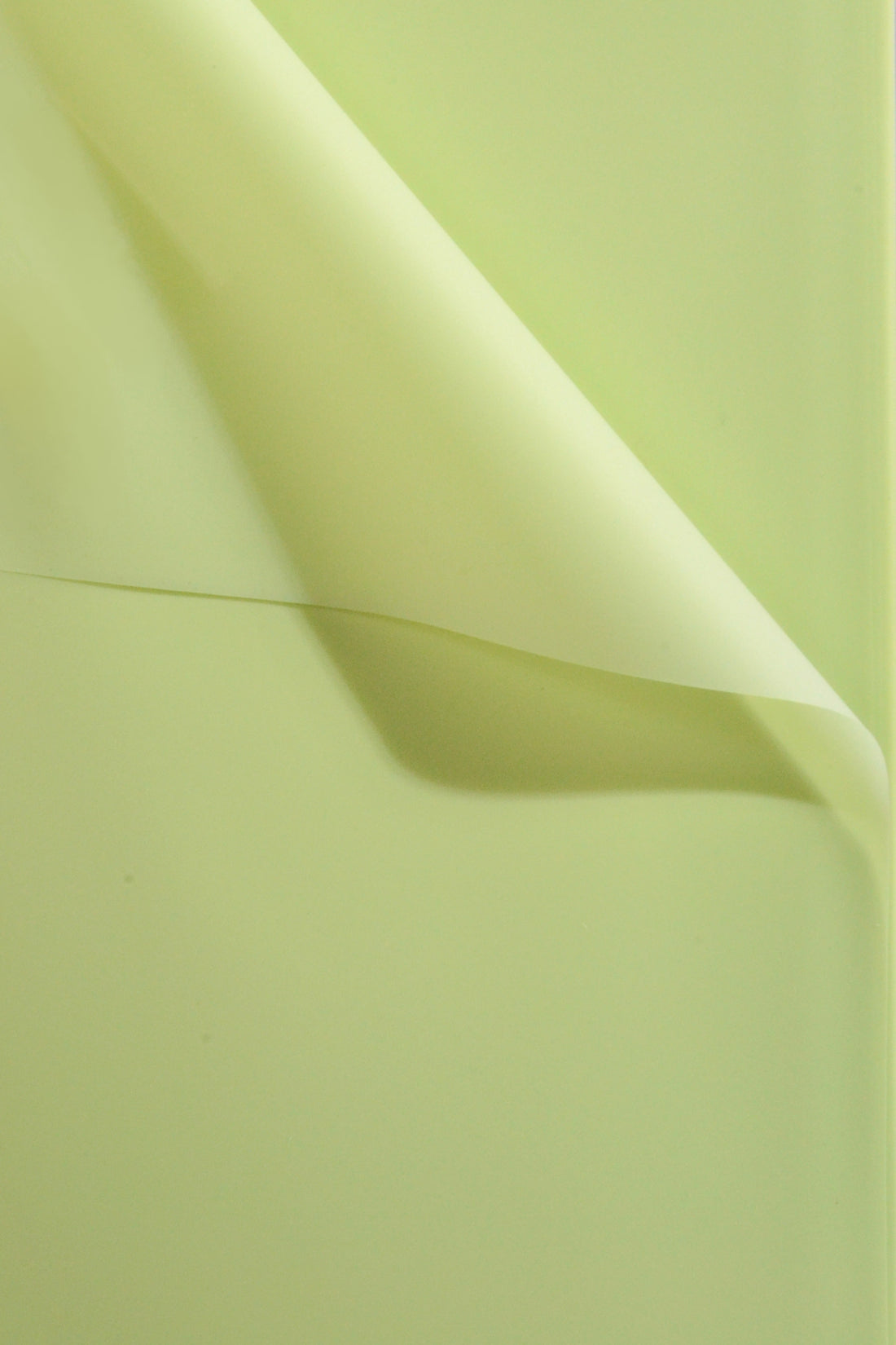 22.5" Waterproof Flower Wrapping Paper Lime