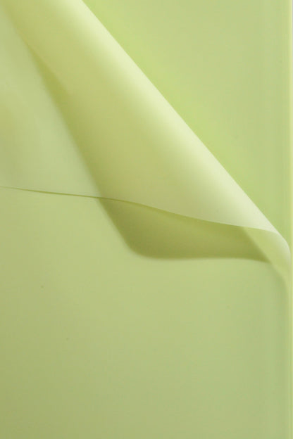 22.5" Waterproof Flower Wrapping Paper Lime