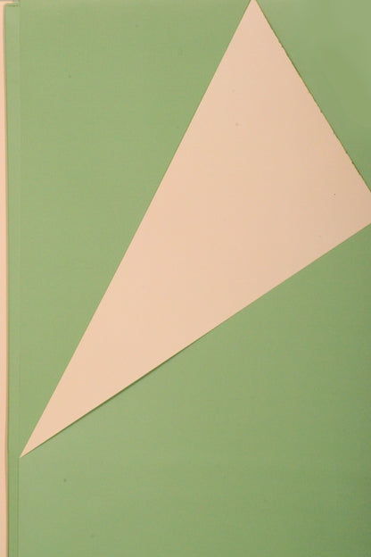 22.5" Two-Tone Waterproof Wrapping Paper Matcha/Champagne