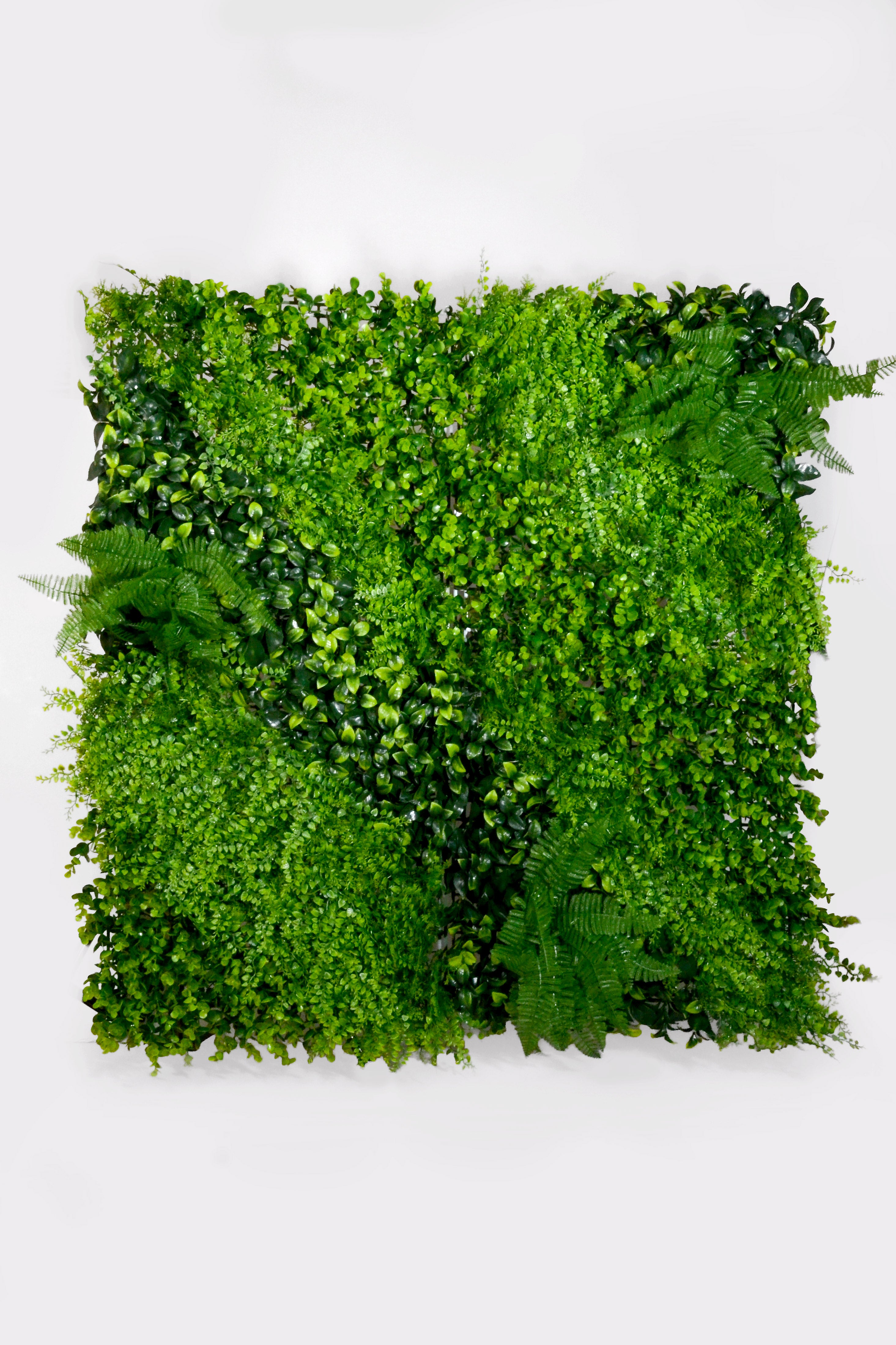 39.5" Uv Artificial Mix Fern Mat Green