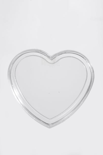 4.5" Heart Box Clear Pkg/12