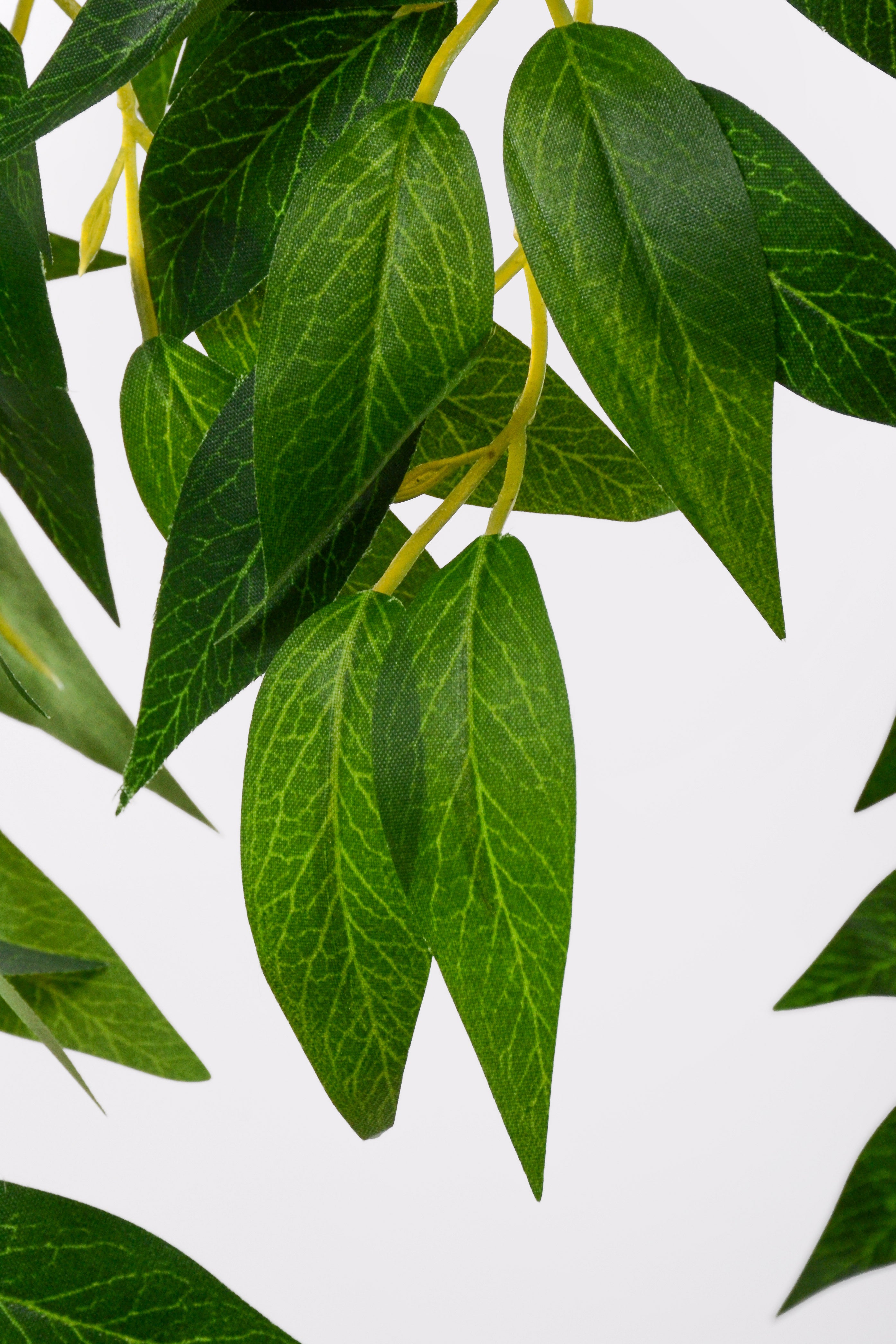 51" Artificial Hanging Smilax Leaf Bush Green