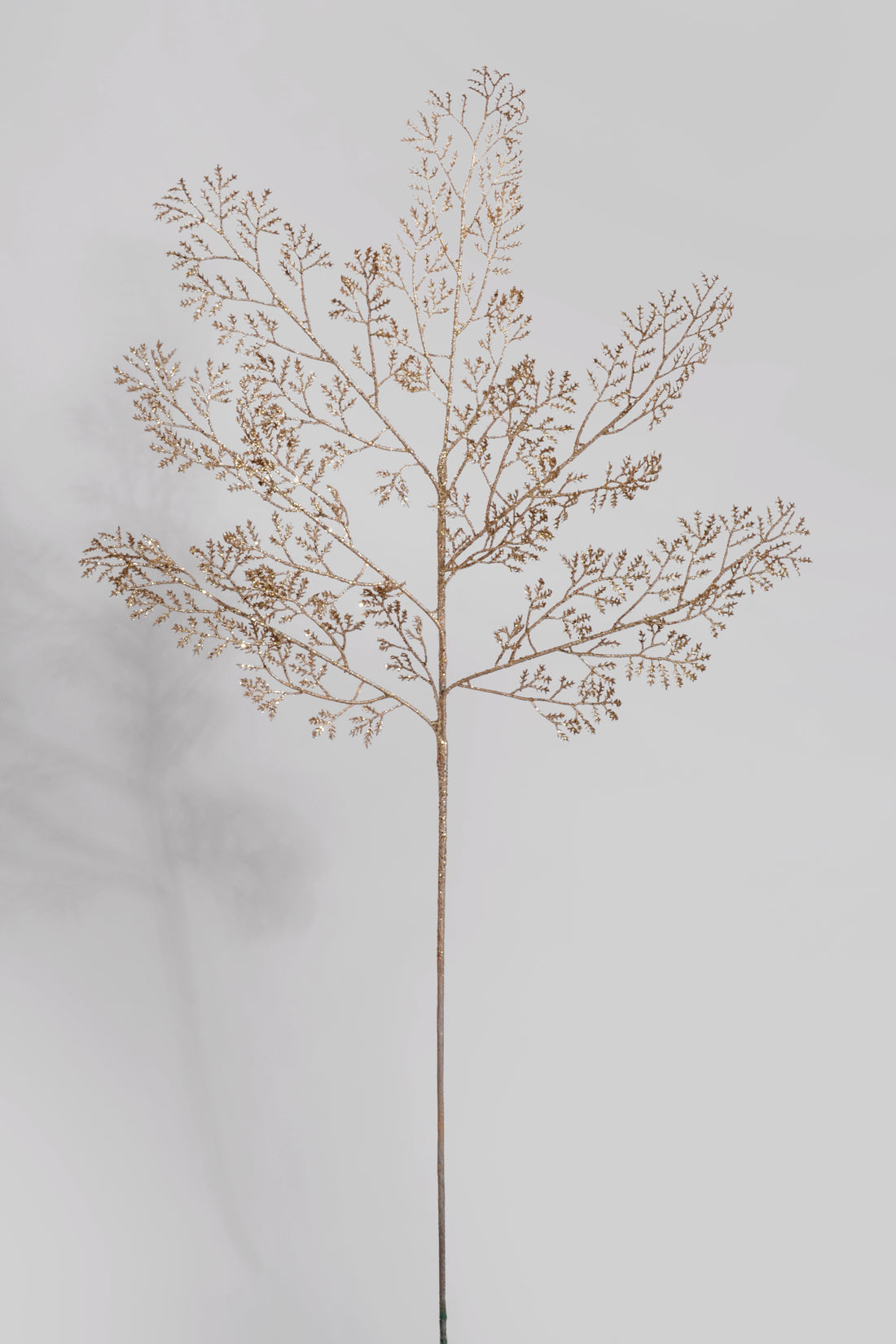 29" Artificial Glittered Cedar Spray Gold