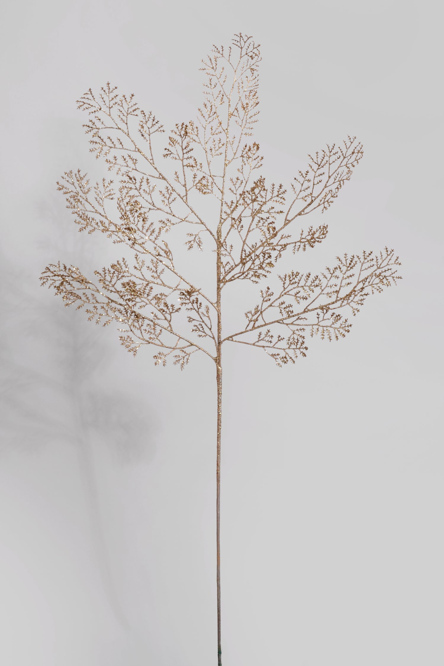 29" Artificial Glittered Cedar Spray Gold