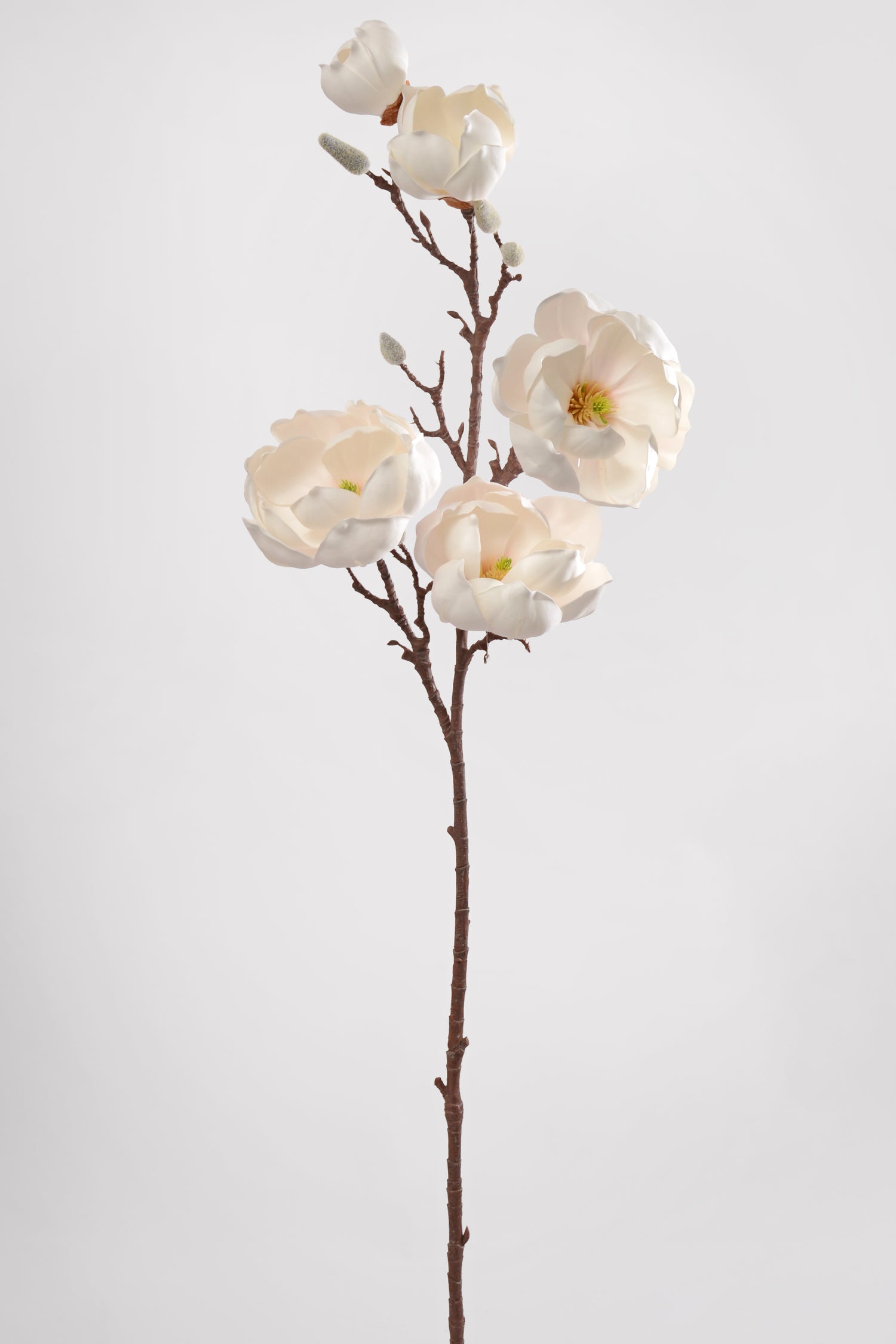 39" Artificial Magnolia Spray White
