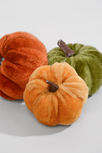 Velvet Pumpkin Orange/Green Pkg9
