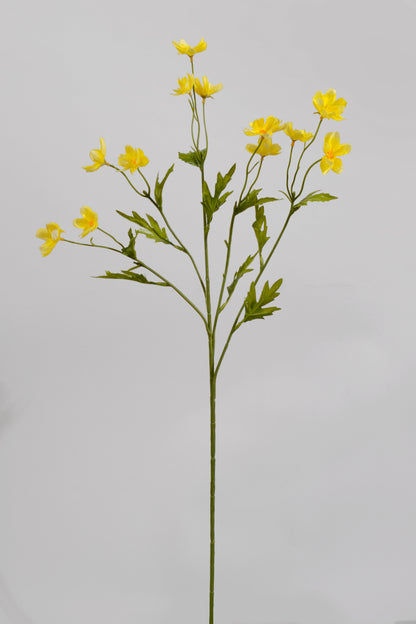 27" Silk Mini Cosmos Spray Yellow