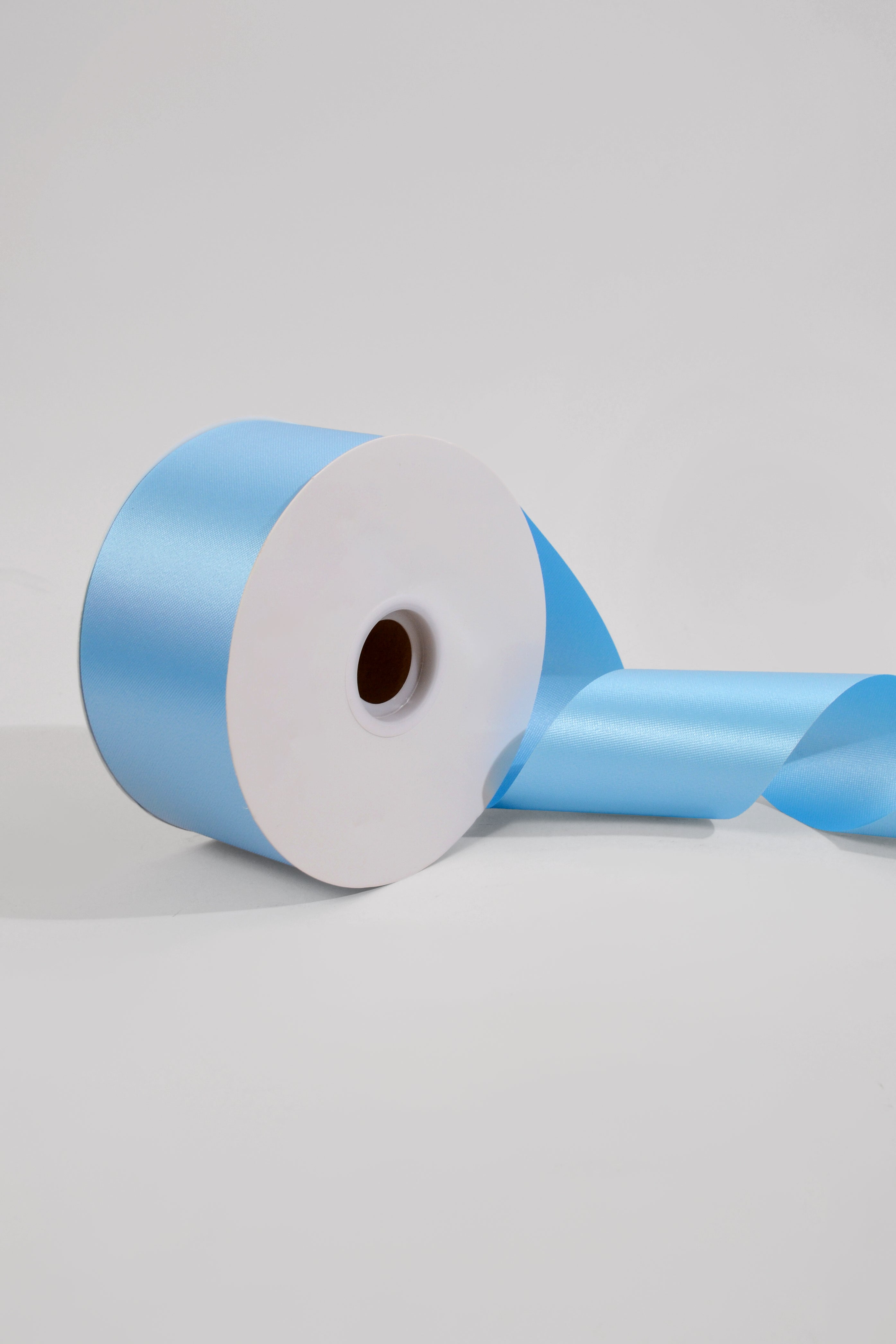 2-3/4" X 100 Yds Flora Satin Ribbon Light Blue
