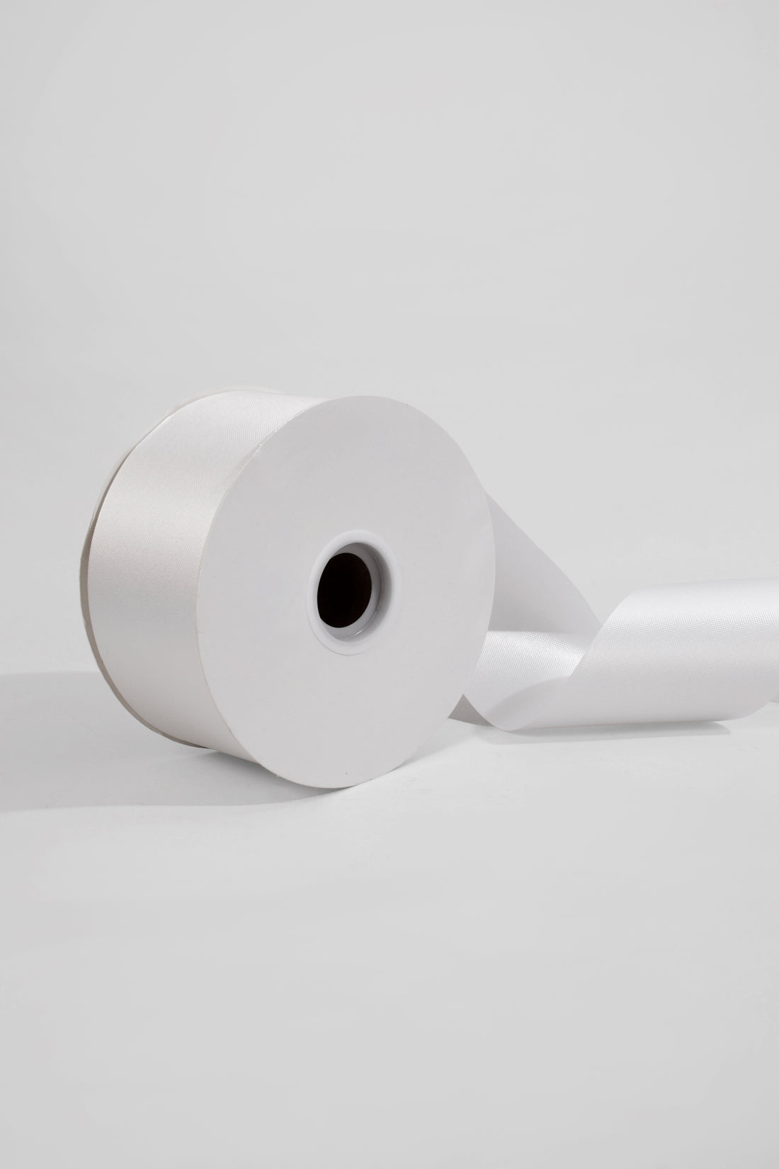 2-3/4" X 100 Yds Flora Satin Ribbon White