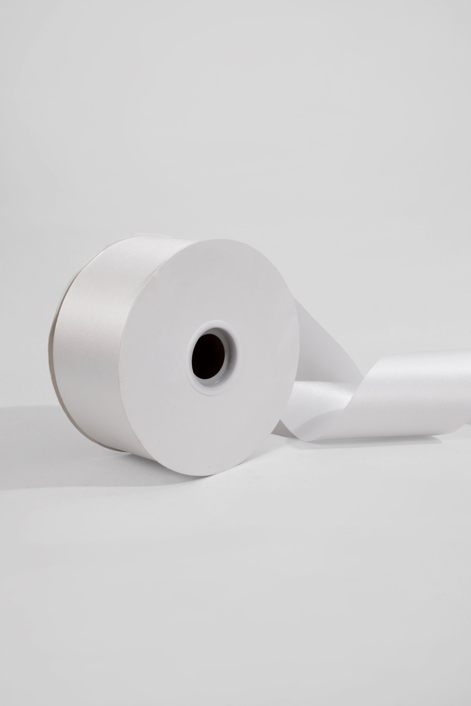 2-3/4" X 100 Yds Flora Satin Ribbon White