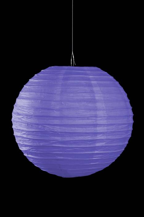 14&quot; Round Paper Lantern Lavender