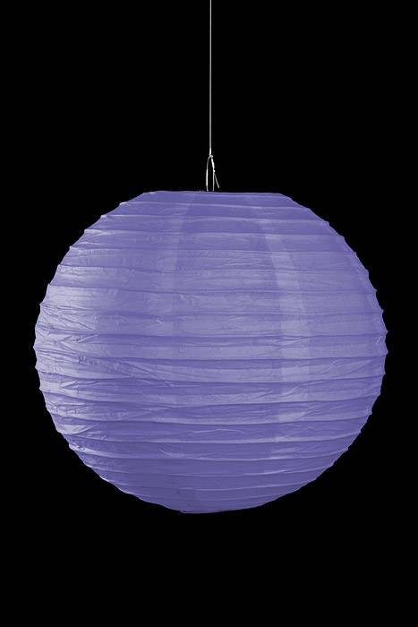 16" Round Paper Lantern Lavender