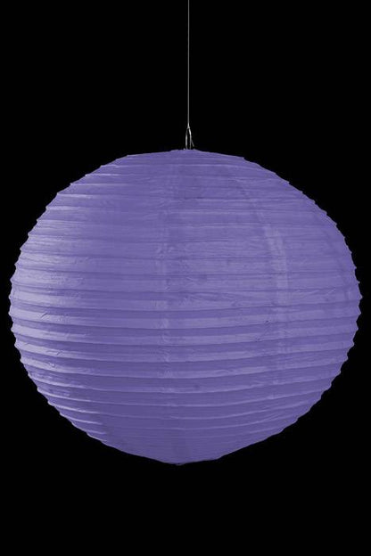 20&quot; Round Paper Lantern Lavender
