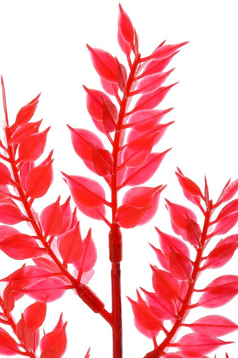 13" Silk Ruscus Sprays Red (Pkg 72)