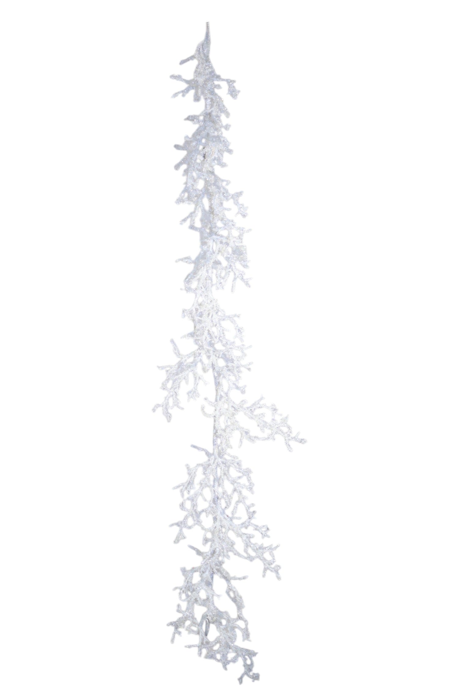 5ft Iced Twig Garland White