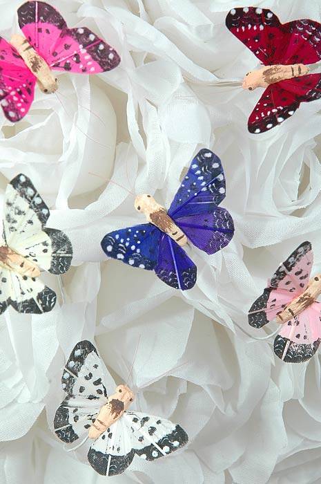 1&quot; Mini Butterfly Assorted Pkg/12