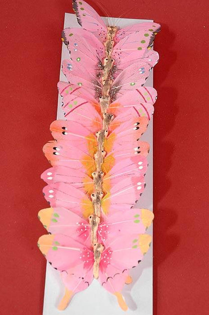 3" Nylon Wholesale Decorative Butterfly Assorted Pkg/12
