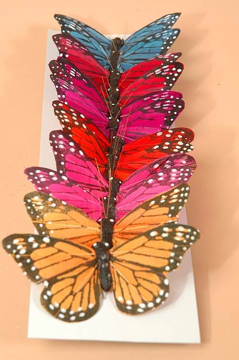 3&quot; Butterfly Assorted Pkg/12