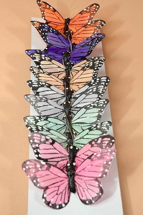 3&quot; Butterfly Assorted Pkg/12
