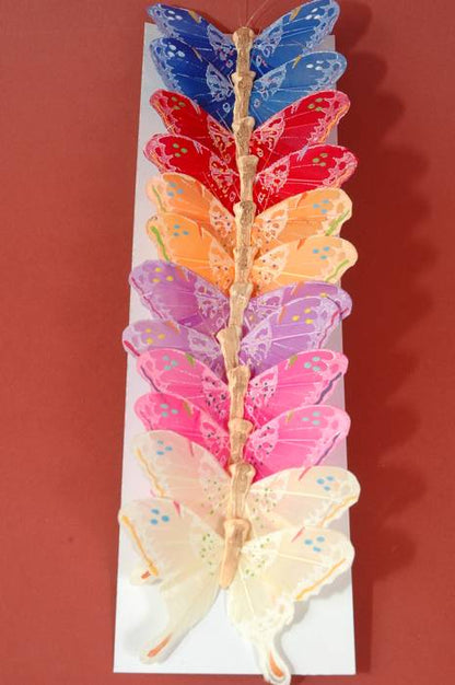 3" Butterfly Assorted Pkg/12