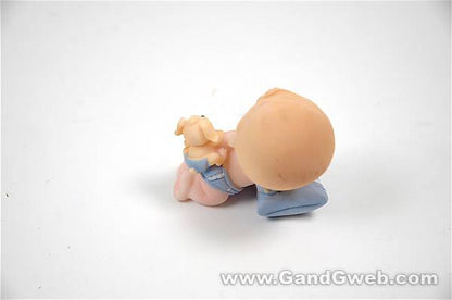 2.25" X 2.75" Baby W/dogs Blue Boy Box/12