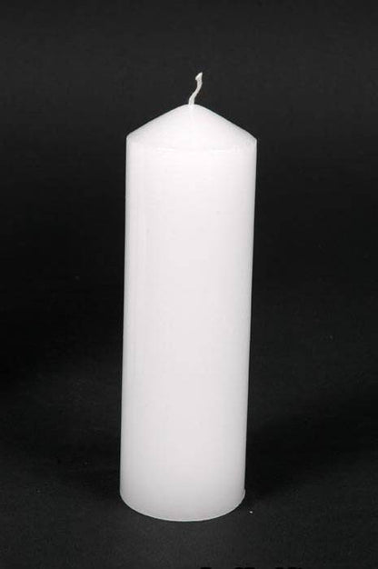 2" X 6" Pillar Candle White