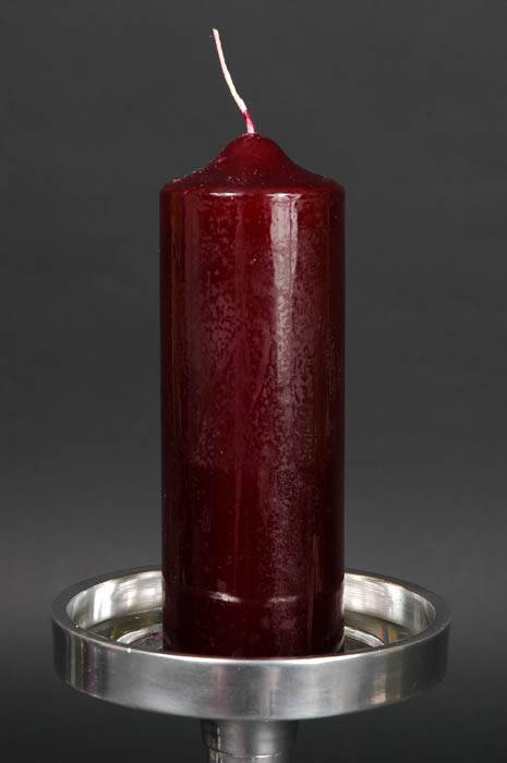 2" X 6" Patrician Pillar Burgundy