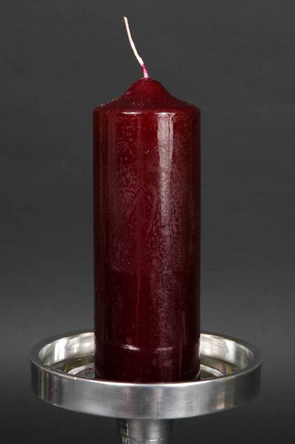 2" X 6" Patrician Pillar Burgundy