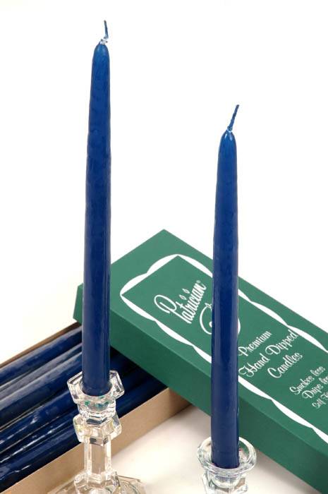 12&quot; Patrician Taper Cobalt Blue Box/12