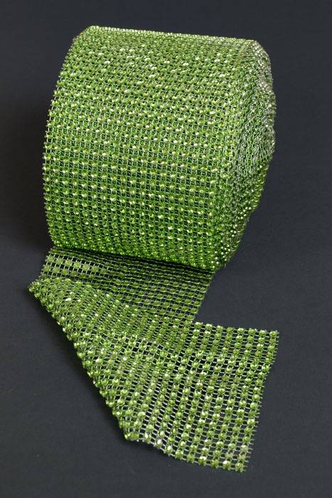 4.5" X 10yds Diamond Wrap Green