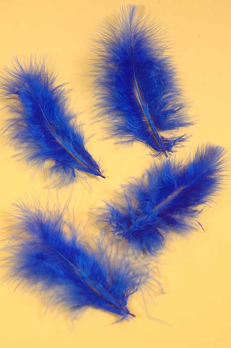 3.5&quot; Ostrich Feathers Royal Blue Pkg/100