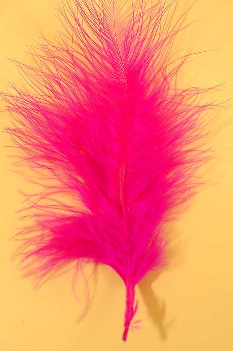 5&quot; - 7&quot; Ostrich Feather Hot Pink Pkg/50