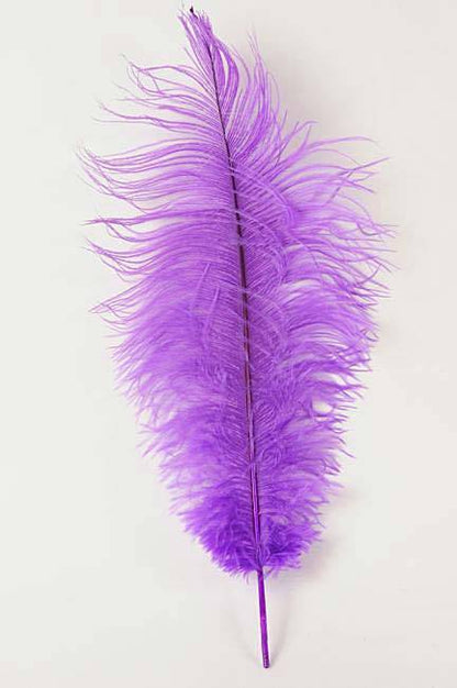 14"-16" Ostrich Feather Lavender Pkg/12