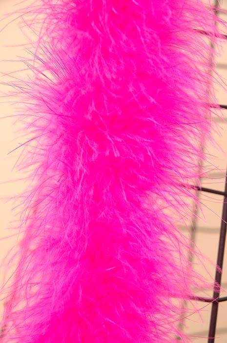 72" Feather Marabou Hot Pink Ea