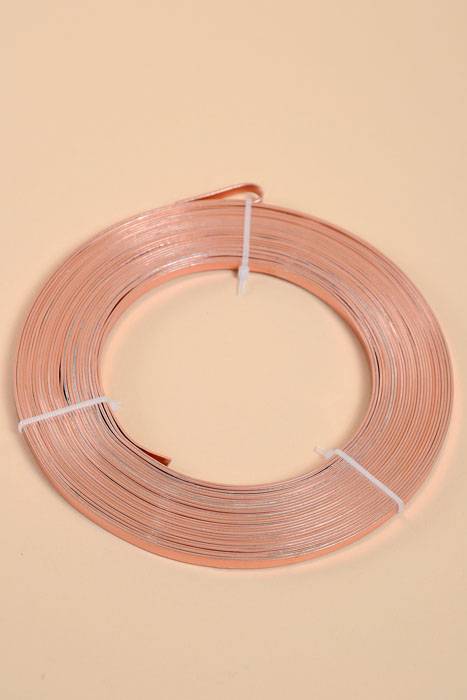 5mm X 10yds Aluminum Flat Wire Light Brown