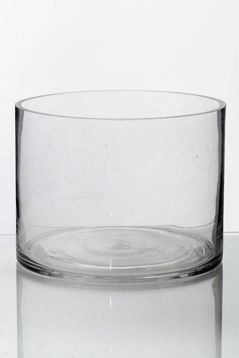 8&quot; X 6&quot; Cylinder Glass Vase Clear