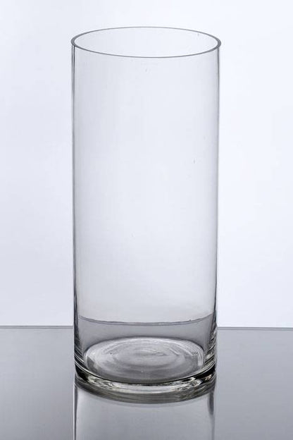 6" X 14" Cylinder Glass Vase Clear