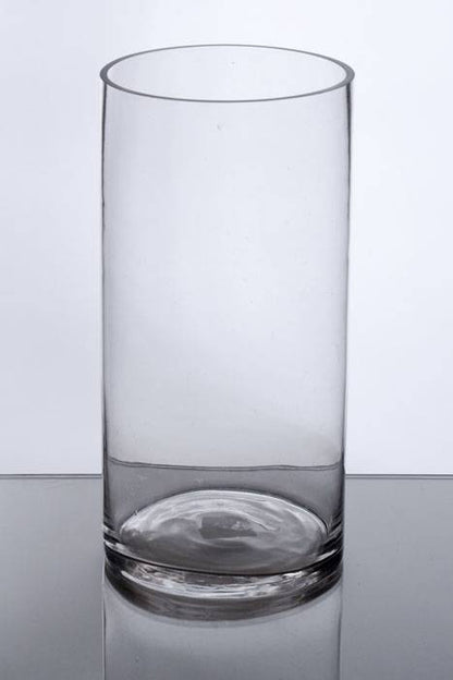 6" X 12" Cylinder Glass Vase Clear