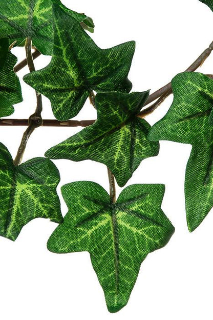14" Mini Ivy Hanging Bush Green