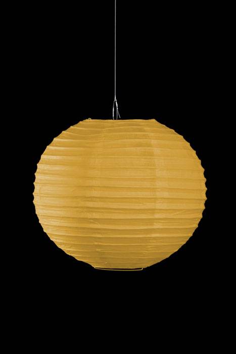 10&quot; Round Paper Lantern Gold