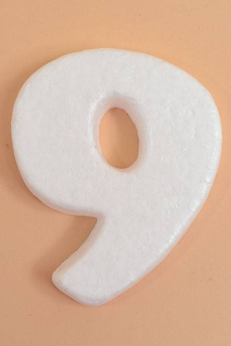4" Mold-foam Number "9" Pkg/20