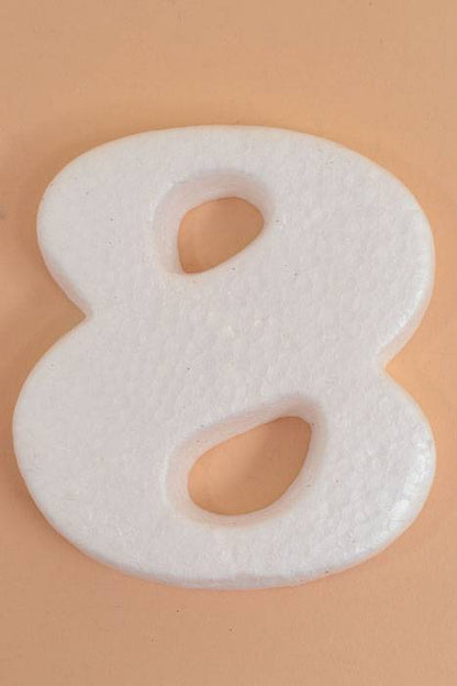 4" Mold-foam Number "8" Pkg/20