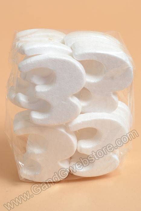 4" Mold-foam Number "3" Pkg/20