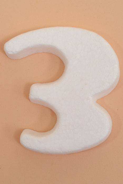 4" Mold-foam Number "3" Pkg/20