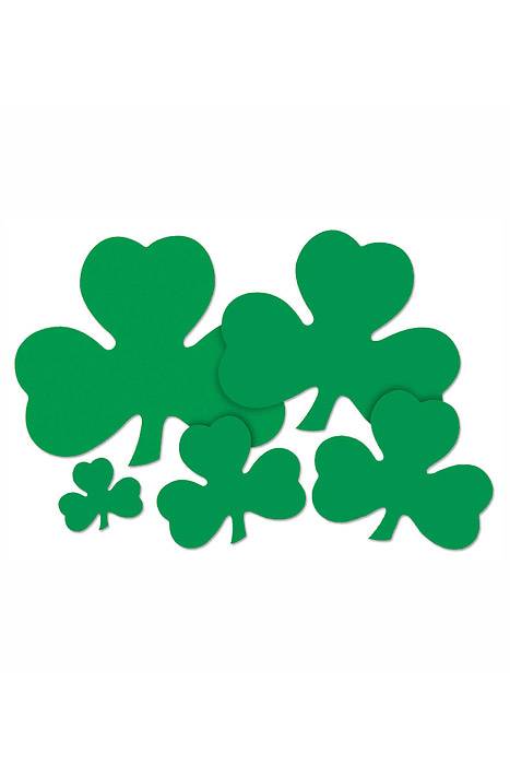 4.25" Printed Shamrock Green Pkg/12