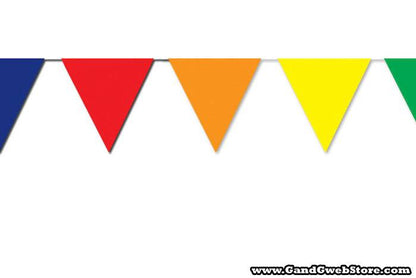 120ft Outdoor Pennant Banner Multicolor